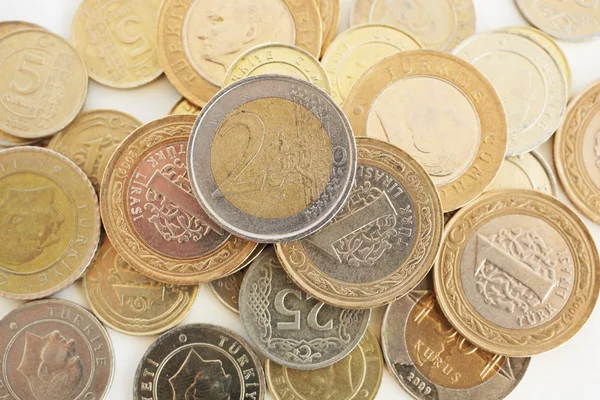 Turkish coins — Stock Photo, Image