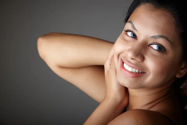 Young voluptuous Indian adult woman — Stock Photo, Image