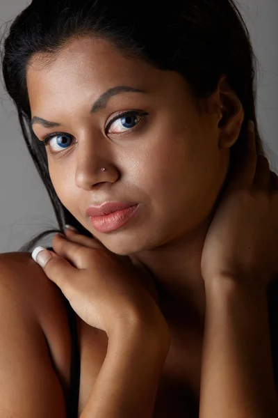 Young voluptuous Indian adult woman — Stock Photo, Image