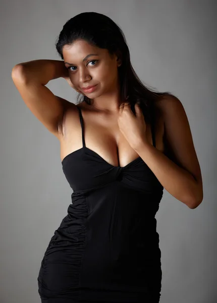 Young voluptuous Indian adult woman — Stock Photo, Image