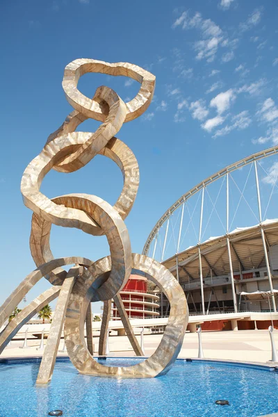 Khalifa sportovní stadion — Stock fotografie