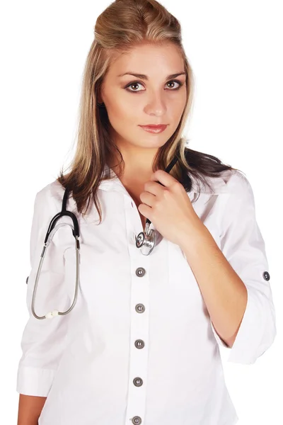 Mladá žena lékař — Stock fotografie