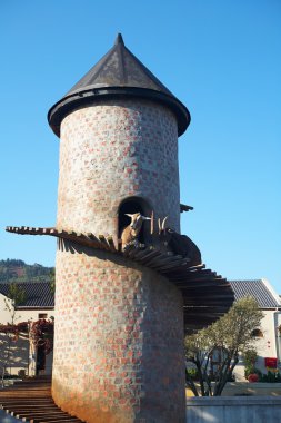 Goat on a tower