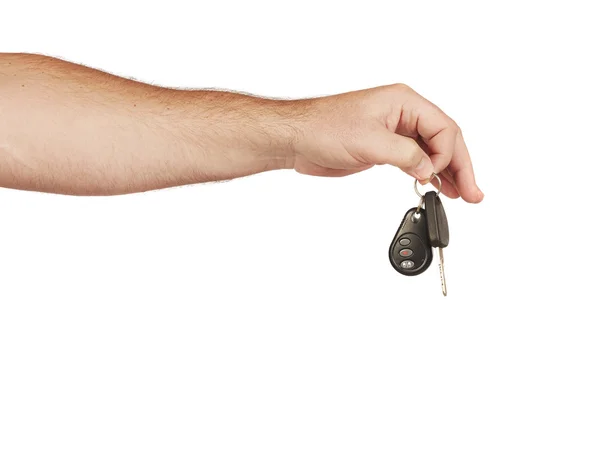 Handing over keys — Stock Photo, Image