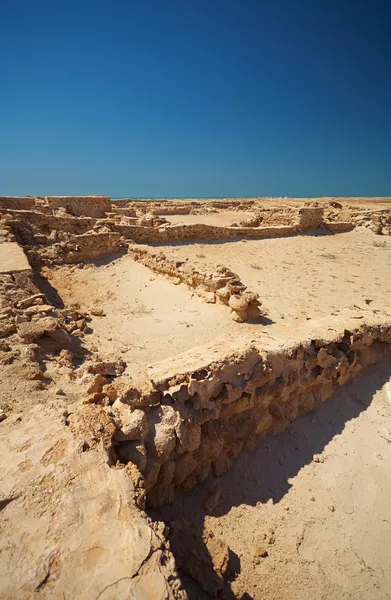 Ruins in Desert Royalty Free Stock Images