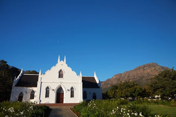 Église coloniale Franschhoek — Photo