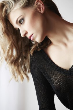 seksi sarışın kadın