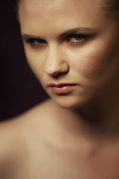 Serious young Woman — Stock Photo, Image