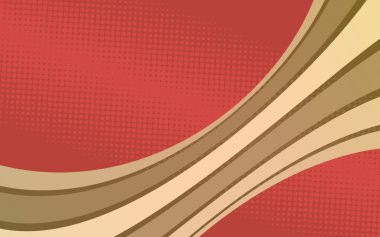 eğri çizgiler ile Retro arka plan