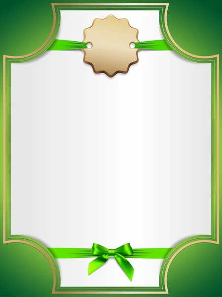 Certyfikat z brązowym medalem — Wektor stockowy
