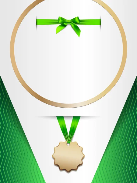 Certificado com medalha de bronze — Vetor de Stock
