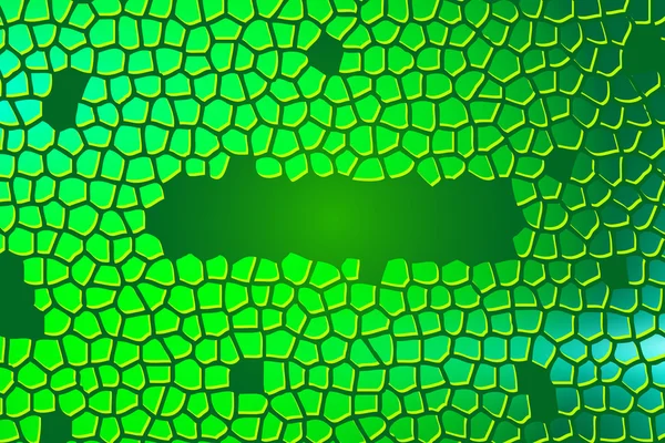 Organic green grid pattern — Stock Vector