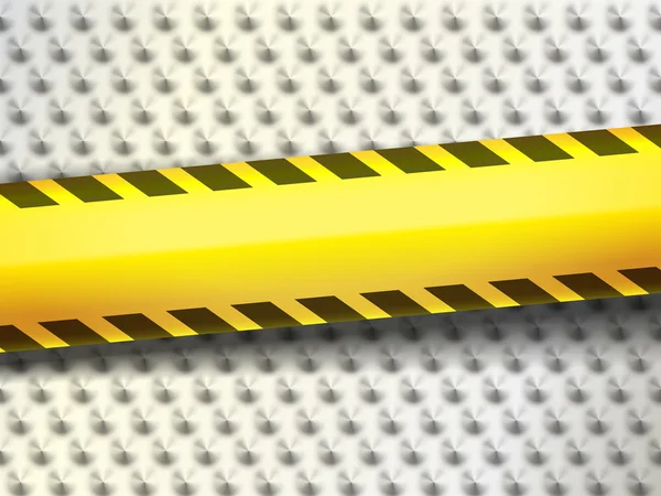 Bandes de barrière sur un fond avec des épines — Image vectorielle
