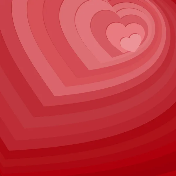 Muchos corazones — Vector de stock