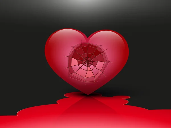 Coeur brisé — Image vectorielle