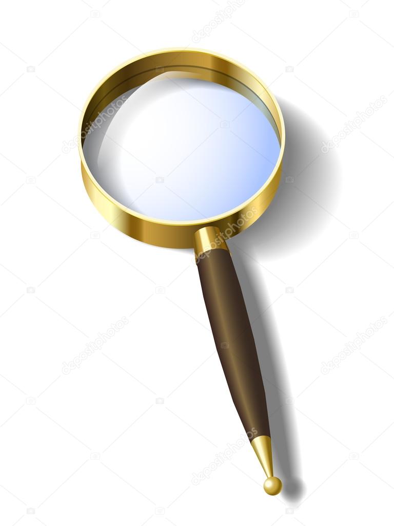 Metal magnifying glass