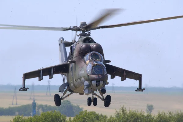 Mil mi-24 traseiro — Fotografia de Stock