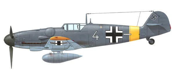 Messerschmitt bf 109G — Foto Stock