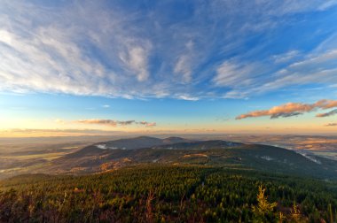 Sunset hills Çek Cumhuriyeti'nde üzerinde