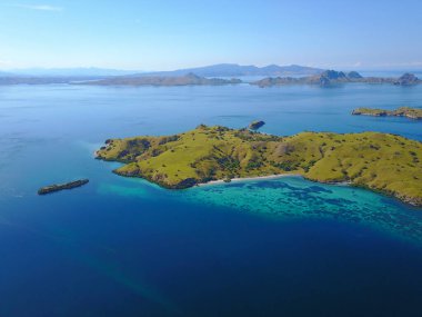Gili Laba Adası, Flores, Endonezya 'nın güzel hava manzarası