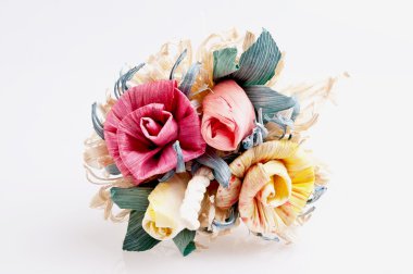 güzel yapay gül buketi