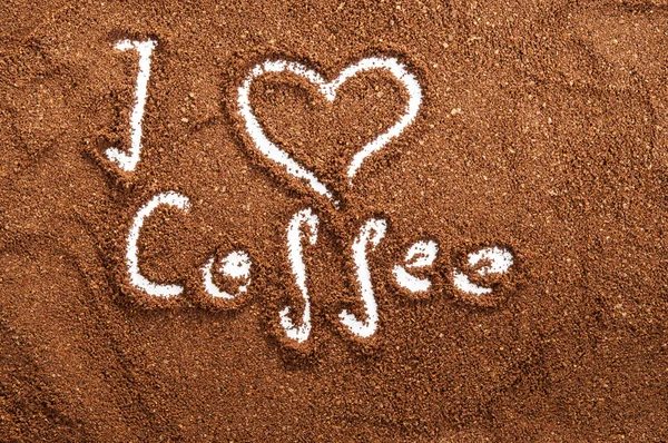 Bruna marken kaffe bakgrund — Stockfoto