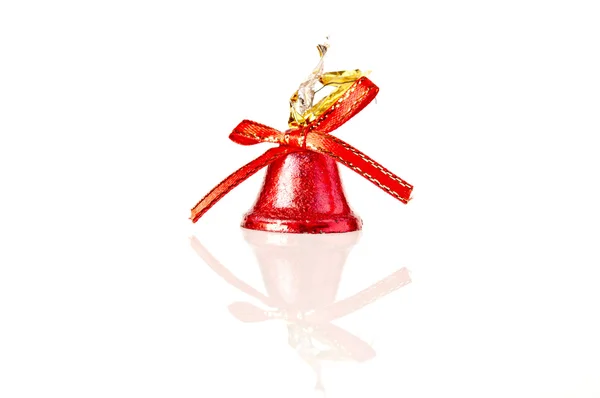 Red bell isolated on white — Stock Photo, Image