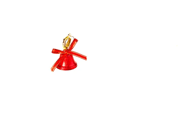 Red bell on white background — Stock Photo, Image