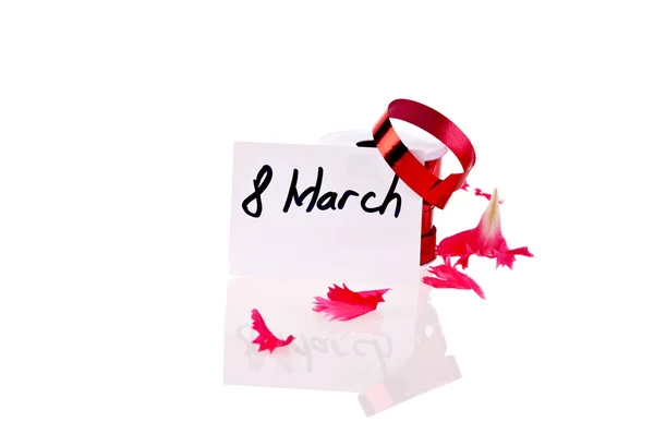Card Women's Day March 8 — Stock Photo, Image