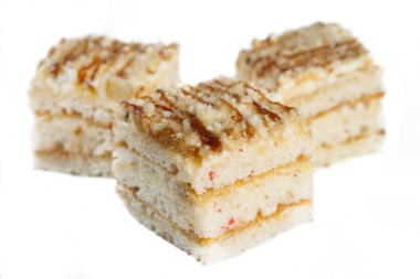 pasta beyaz arkaplanda izole edildi