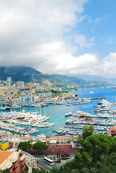 Monte Carlo panorama kota . — Stok Foto