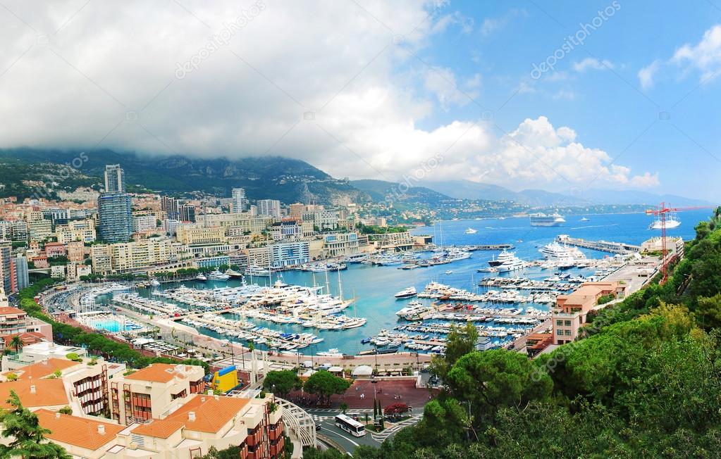 Monte Carlo city panorama.