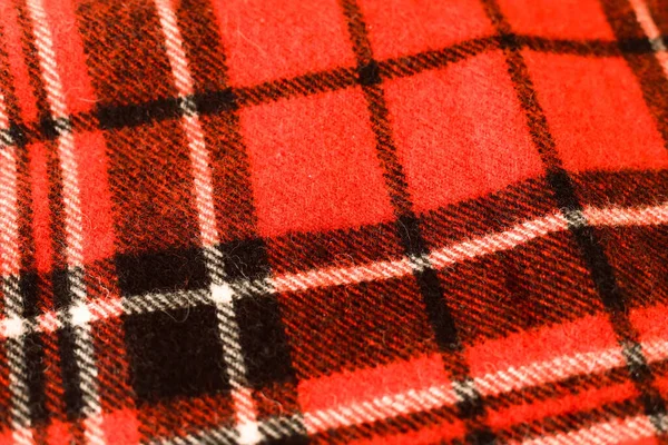 Red and black buffalo plaid seamless pattern. Classic red Scottish gingham pattern texture. Lumberjack background. — стокове фото
