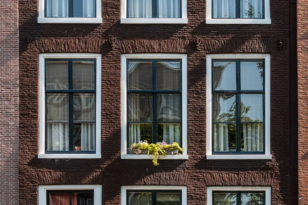 Typiska amsterdam house — Stockfoto