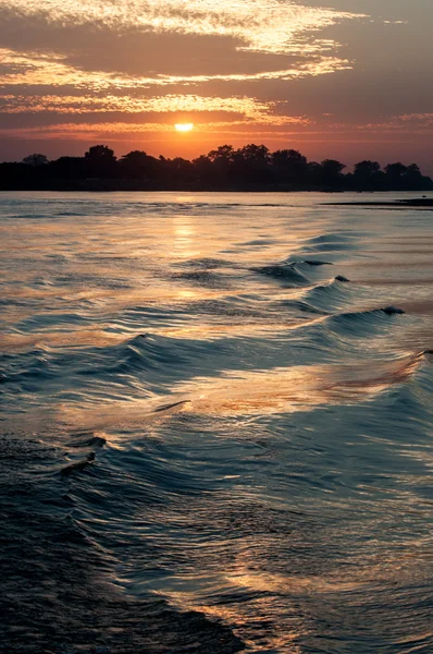 Rio Irrawaddy, Mianmar — Fotografia de Stock