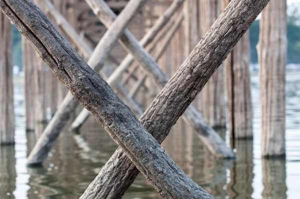 Ponte di u bein, myanmar — Foto Stock
