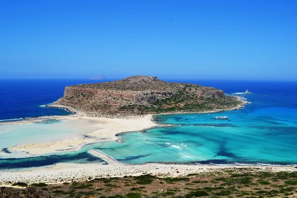 Greece, island Crete view from mount panorama — Stock Photo, Image