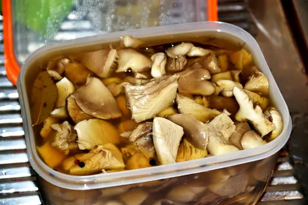 mantar, yemek Salamura Mantarlar