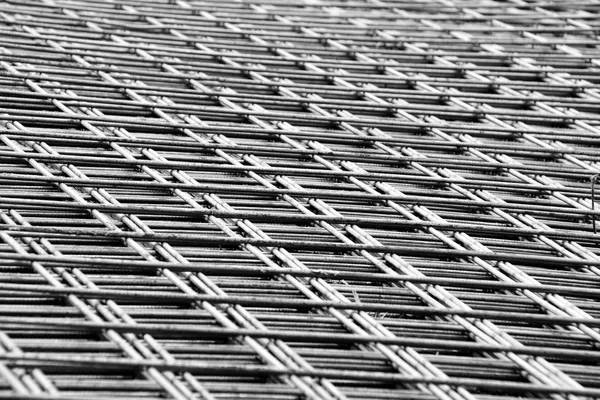 Welded mesh of steel reinforcement — Stock Photo, Image