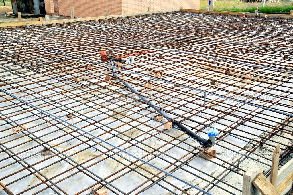 Pictures cement floors Casting of the concrete floors — Stock Photo © Valeriy123 31351281