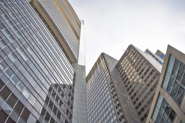 Scyscrapers frankfurt financial district — Stock Photo, Image