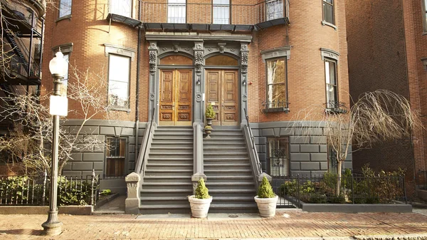 Residential buildings in Boston — Stock Photo, Image