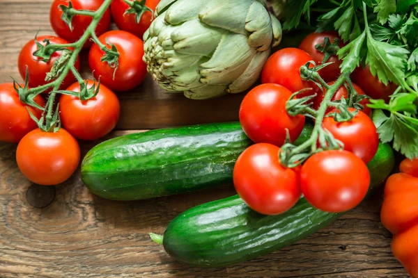 Gemüse vom Bauernhof — Stockfoto