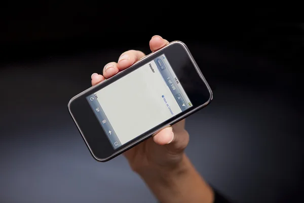 Apple iPhone 3GS with New Email Screen — Stock Photo, Image