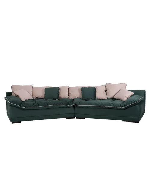 Angsa Hijau Bawah Bantal Set Sofa — Stok Foto