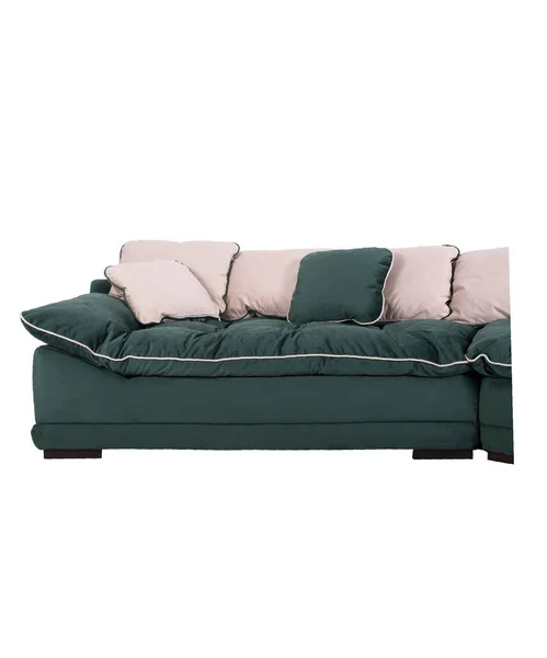 Green Goose Pillow Sofa Set — ストック写真