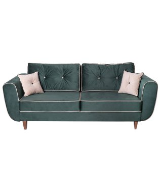 yeşil renkli genişletilebilir kanepe