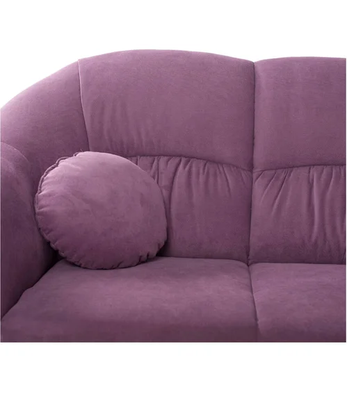 Lux Padded Sofa Zestaw Kolorze Różowym — Zdjęcie stockowe