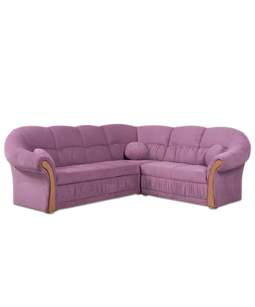Lux Vadderad Soffa Som Rosa Färg — Stockfoto