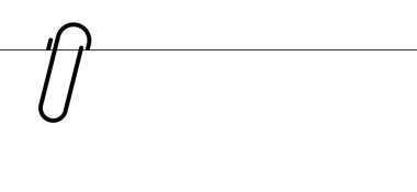 Şeffaf arkaplanda ataçlar. Çizim ofisi notları, not ataçları. Ataç simgesi ya da piktogram. eklendi, belge ya da dosya eklendi. İş konsepti afişi.